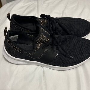 New Balance Black and Leopard Sneakers